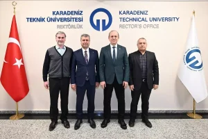 TÜHİS Genel Sekreteri KTÜ Rektörü’nü Ziyaret Etti