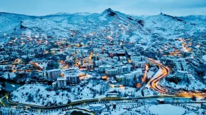 Tunceli’de Kar Manzarası