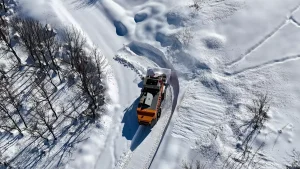 Tunceli’de Kar Yağışı 20 Santimetreyi Aştı