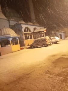 Turgutlu’da Kar Yağışı Etkili Oldu