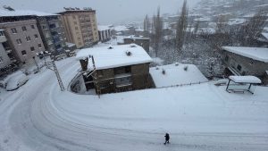 Türkiye beyaza büründü: Yüksekova’da 177 yerleşim yerinin yolu kapandı