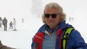 Uludağ’da Yılbaşı Kalabalığı