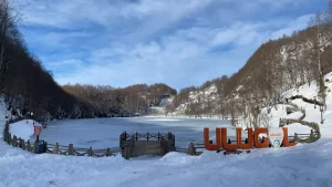 Ulugöl Buz Tutunca Büyüleyici Manzara Oluştu