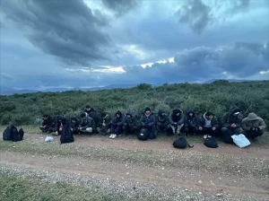 Urla’da 14 Düzensiz Göçmen Yakalandı