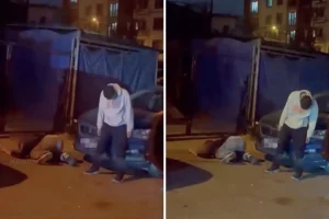 Uyuşturucu içen gençler, sokak ortasında kendinden geçti