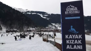 Uzungöl Kış Festivali Renkli Görüntülere Sahne Oldu