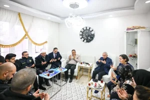 Vali Turan’dan Rümeysa Sanpur Ailesine Ziyaret