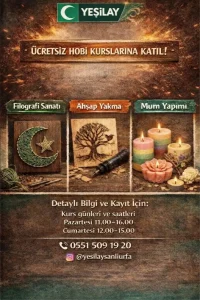 Yeşilay, Gönüllüler İçin Sanat Kursları Düzenliyor