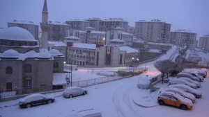 Yüksekova’da Kar Yağışı Etkili Oldu