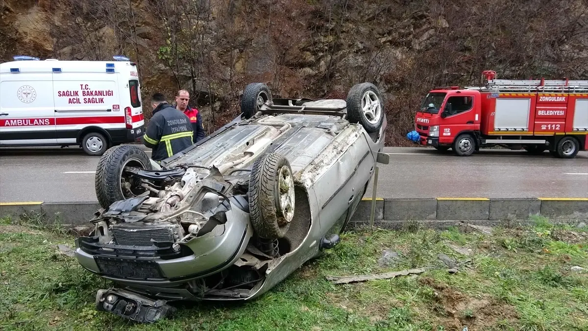 Zonguldak’ta kaza: 3 yaralı