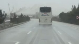 10 can kaybının ardından aynı güzergahta, aynı firmanın otobüsü hız yaptı