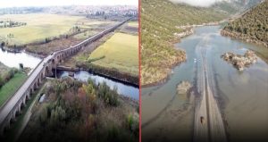 600 yıllık köprüde taşkın düşünülmüş, 3 yıllık otoyol sular altında!
