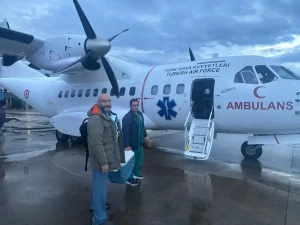 Acil Kalp Grefti Hava Yolu ile Ulaştırıldı