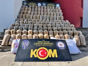 Adana’da 2,5 Ton Kaçak Tütün Ele Geçirildi