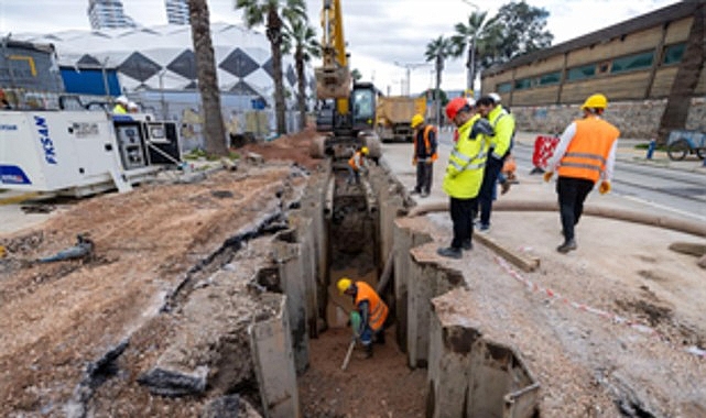 Alsancak’ta dev altyapı çalışması