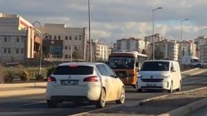 Ankara’da ters şeritte ilerleyen sürücüye 11 bin 629 lira ceza kesildi