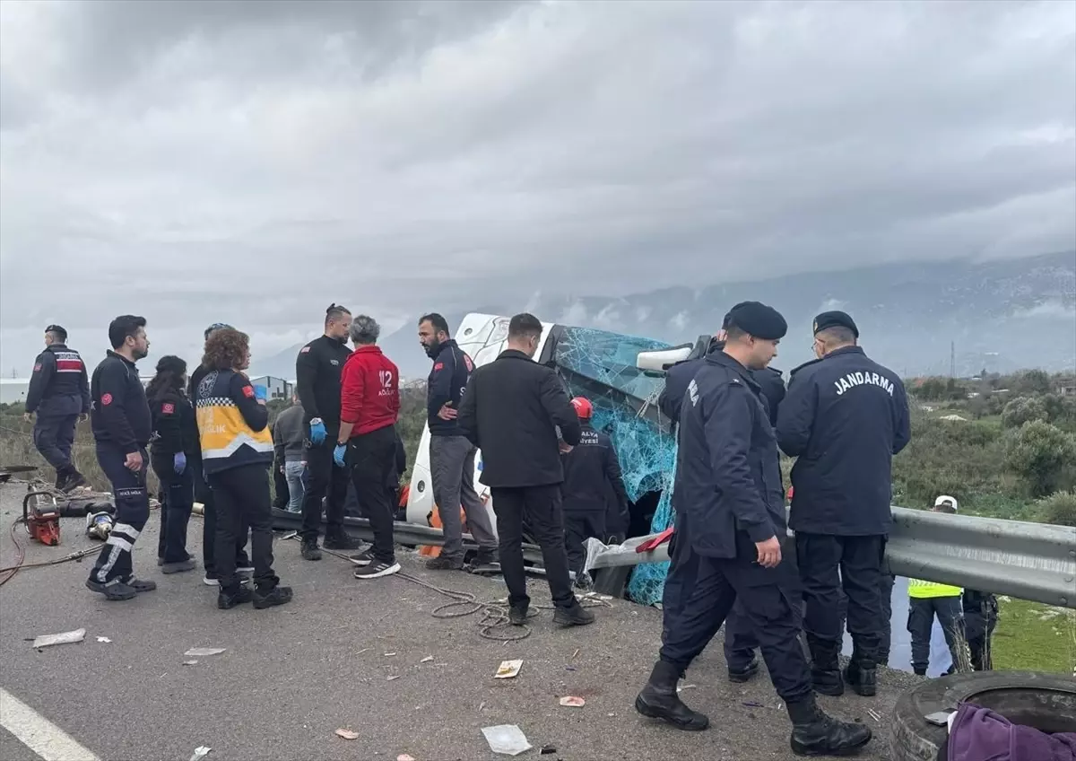 Antalya’da Otobüs Kazası: 5 Ölü