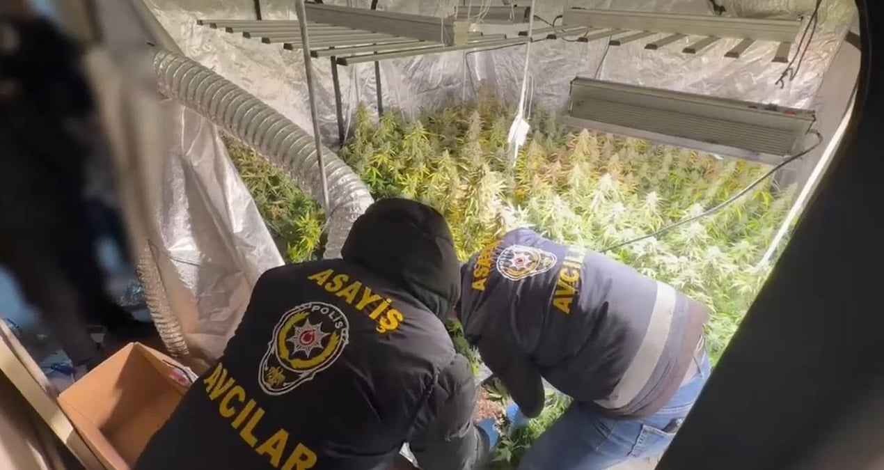 Avcılar’da metruk binada uyuşturucu imalathanesi bulundu