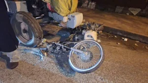 Bafra’da Motosiklet Kazası: Sürücü Yaralandı