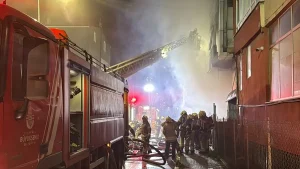 Bağcılar’da Tekstil Fabrikasında Yangın