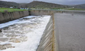 Bağyolu Barajı Taştı