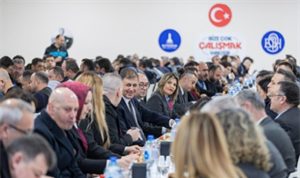 Başkan Tugay güne ESHOT atölyesinde başladı