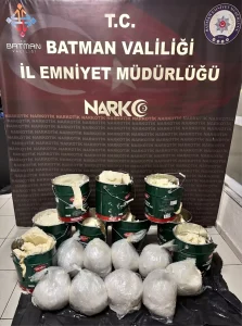 Batman’da Uyuşturucu Operasyonu