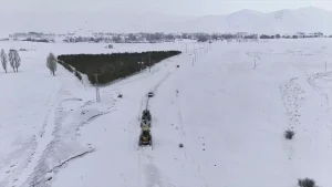 Bayburt ve Gümüşhane’de Kar Yağışı