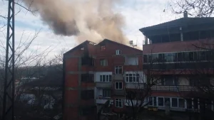 Beycuma’da Apartman Yangını