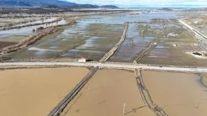 Beyşehir’de Taşkın: Ekili Alanlar Su Altında