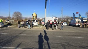 Bingöl’de Ambulansa Çarpan Araç Kaza Yaptı