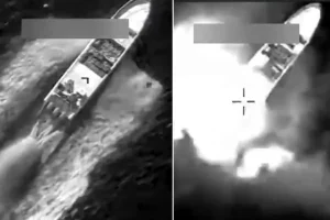 Bu resmen yargısız infaz! Gemiyi havaya uçurup görüntüyü yayınladılar