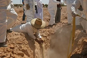 Çete üyesi sanılarak öldürülen madencilerin cesetleri gizli mezarda bulundu
