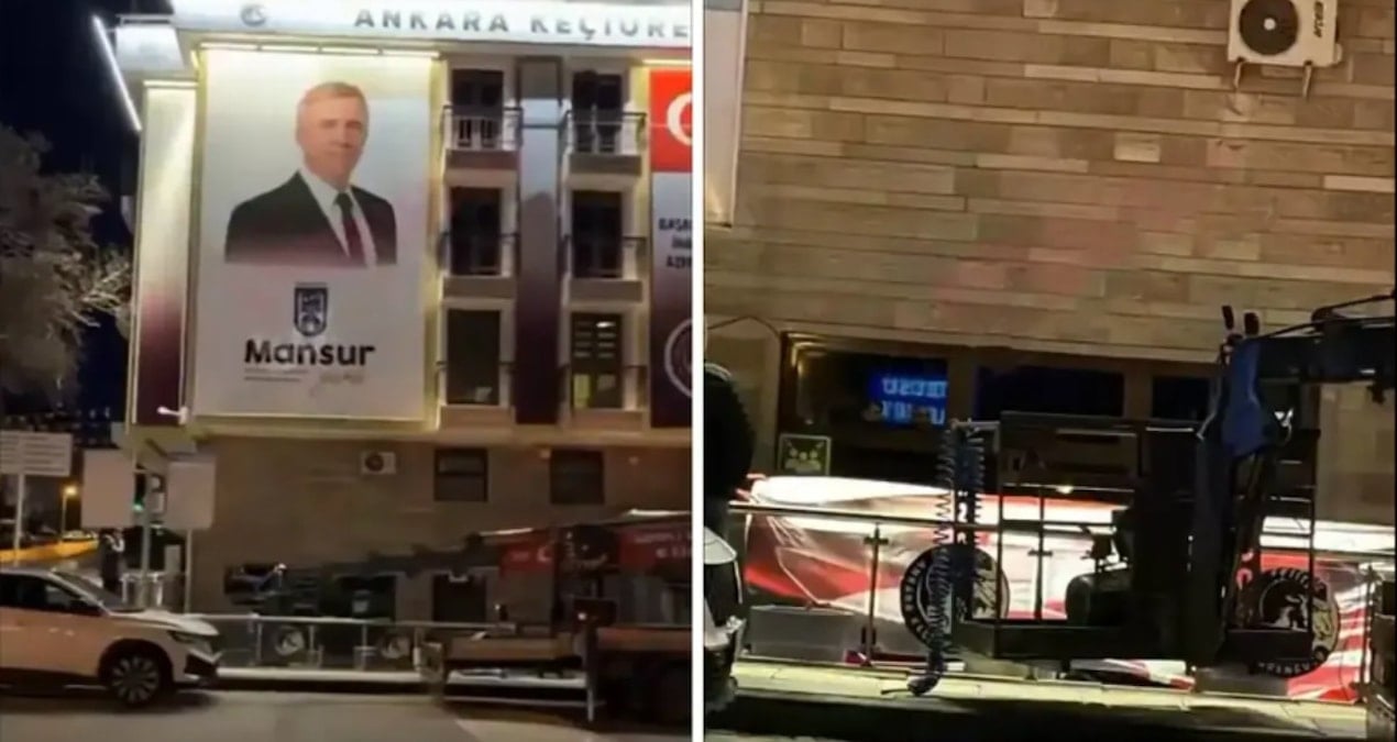 CHP’den istifa etti… İlk hamlesi Mansur Yavaş posterini kaldırmak oldu