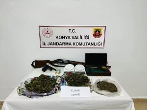 Cihanbeyli’de Uyuşturucu Operasyonu