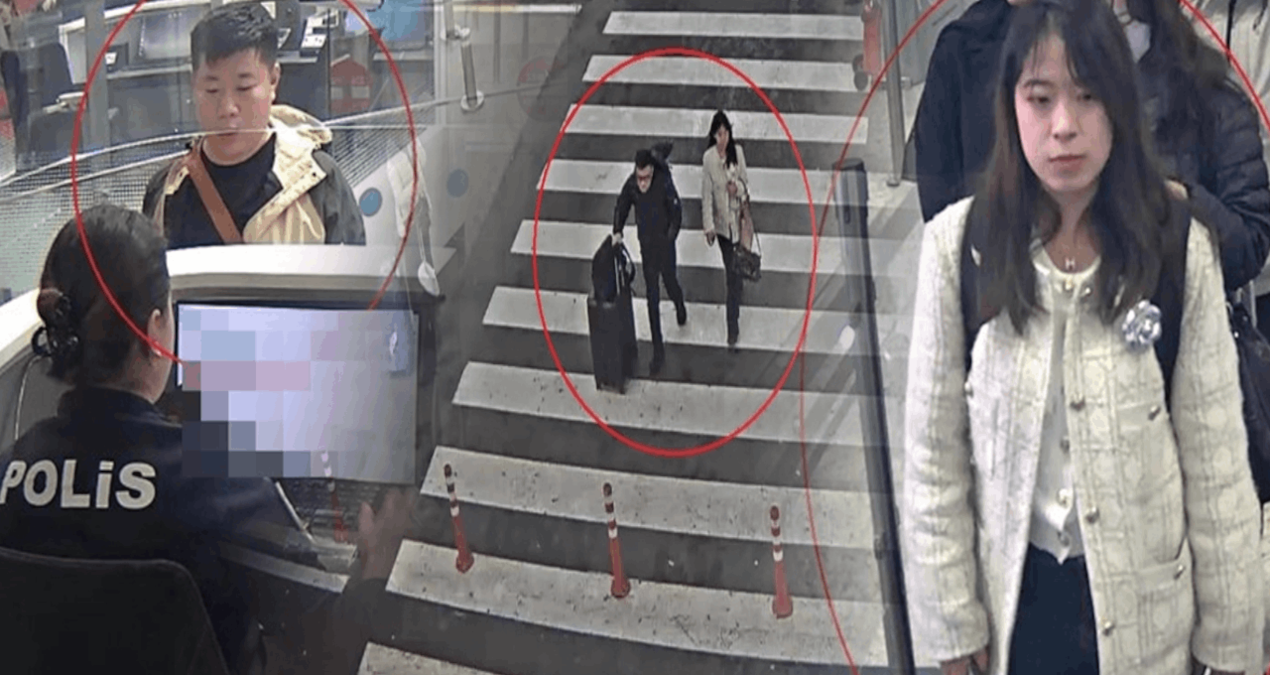 Çinli iş insanı cinayetinde şüphelilerin havalimanındaki görüntüleri ortaya çıktı