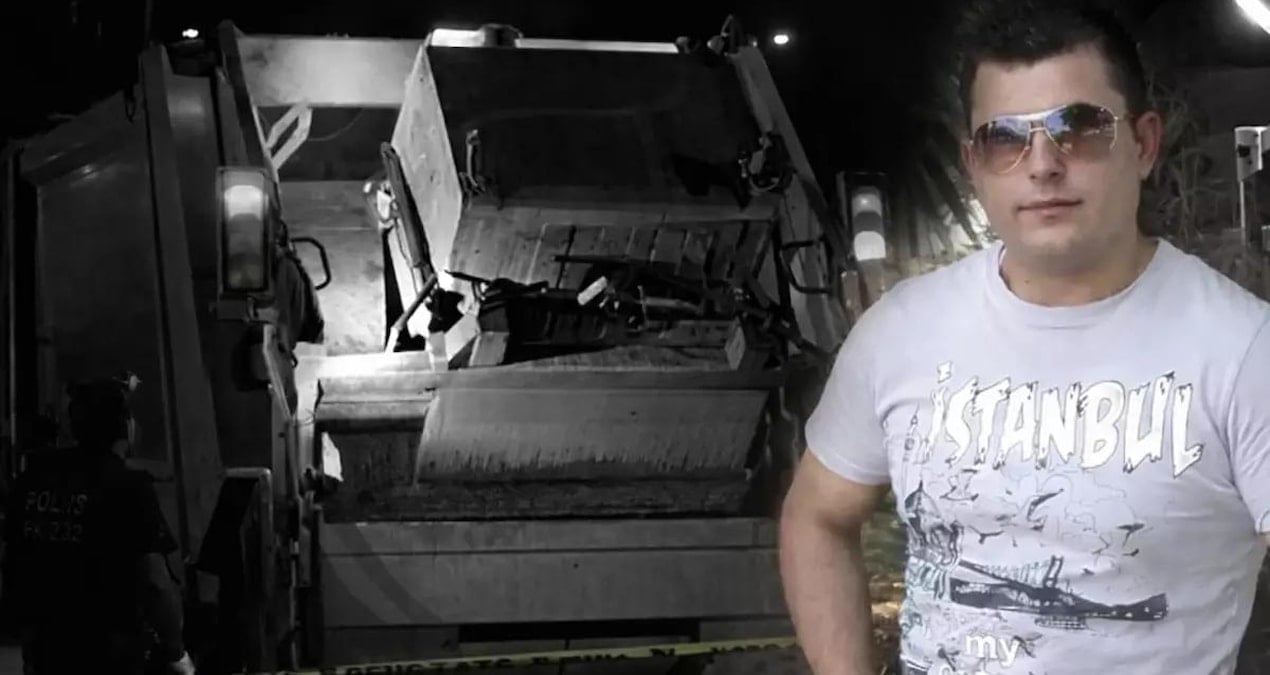 Çöp kamyonu presine sıkıştı, feci şekilde can verdi