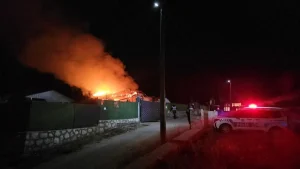 Çorum’da Yangın: Bağ Evi Kül Oldu