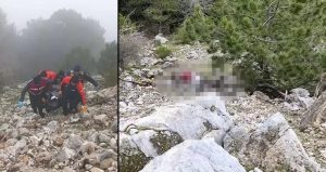 ‘Define ararken dinamitle öldü’ iddiası: Uçurumda bulunan cesetle ilgili eşi ve oğlu dahil 9 gözaltı