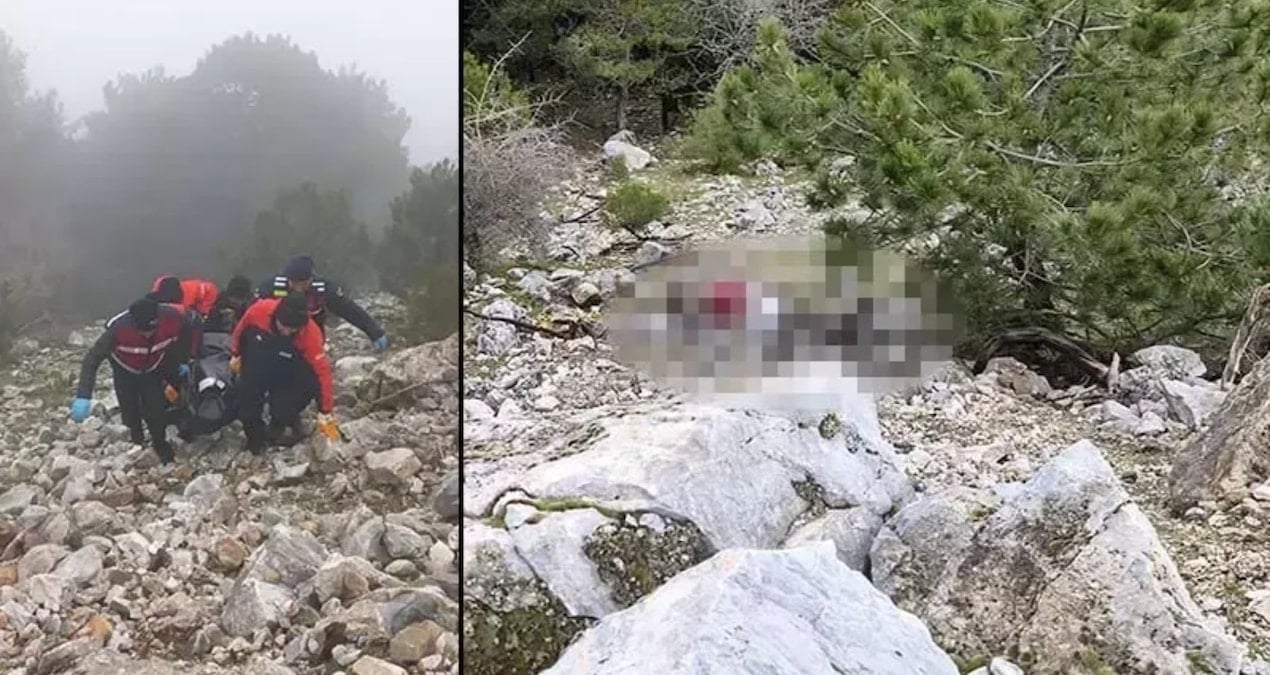 ‘Define ararken dinamitle öldü’ iddiası: Uçurumda bulunan cesetle ilgili eşi ve oğlu dahil 9 gözaltı