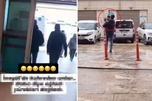 Devlet korumasına alınan çocuğun babasından ayrılış anı yürek burktu