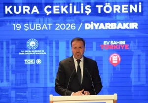 Diyarbakır’da “Yüzyılın Konut Projesi” kapsamında yapılacak konutların kurası çekildi