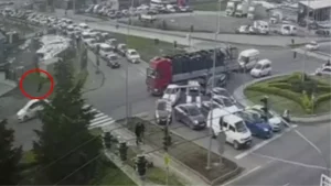 Düzce’de Bisikletli Yaya Kazası