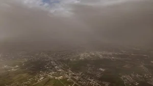 Düzce’de Toz Bulutları Görüntülendi