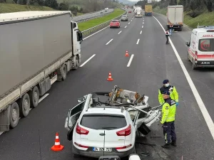 Düzce’de Trafik Kazası: 1 Ölü, 1 Yaralı