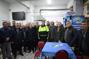 Edirne Emniyet Müdürü vatandaşlarla buluştu