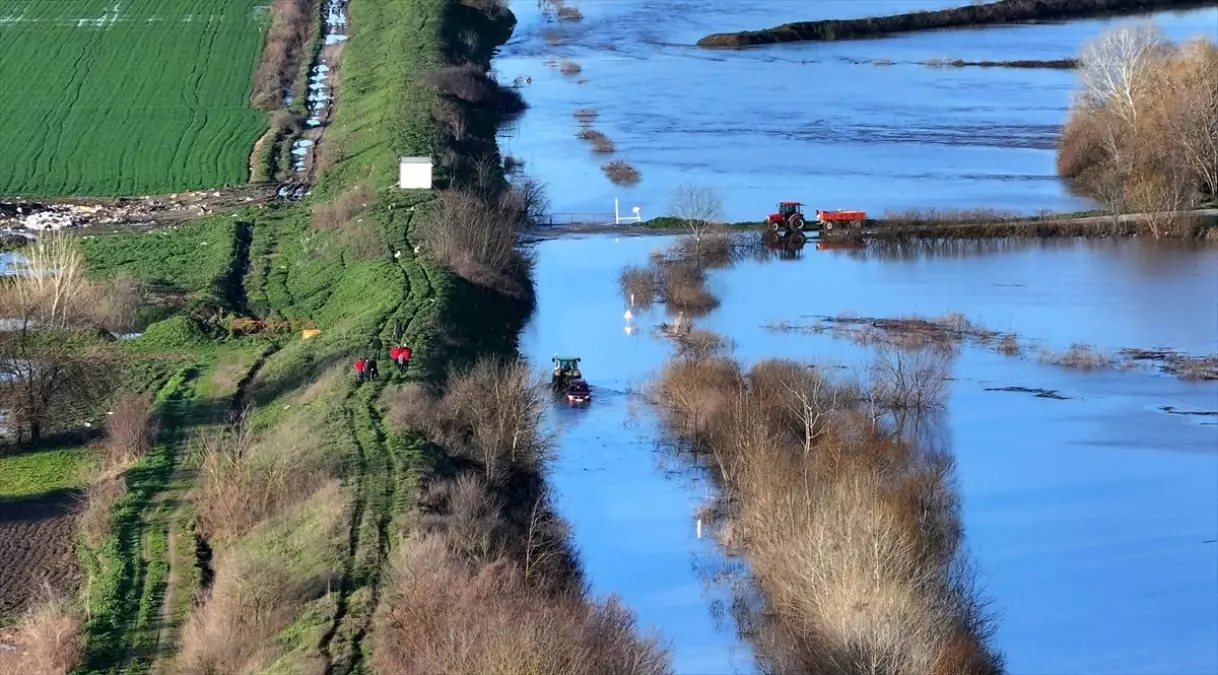 Edirne’de Nehir Debileri Yükseldi