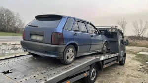 Edirne’de Trafik Kontrolünde Yakalanan Araç Otoparka Çekildi