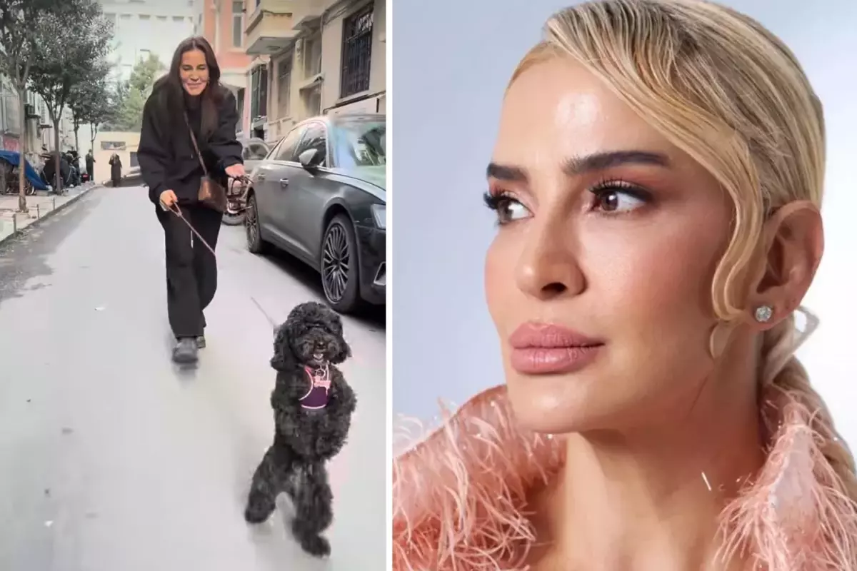 Emel Yıldırım ve köpeğinin eğlenceli anları yüzleri güldürdü