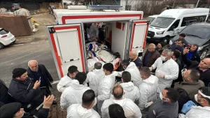 Engin Akbadal, Obez Ambulansla Ankara’ya Götürüldü